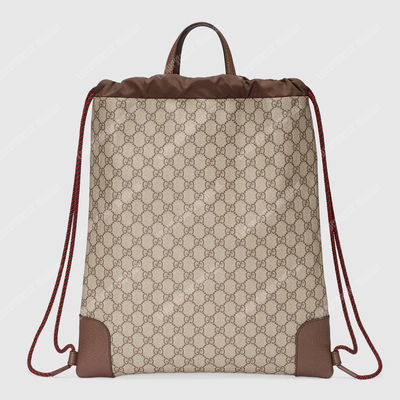 G*u*i courrier soft gg sup*e drawstring backpack