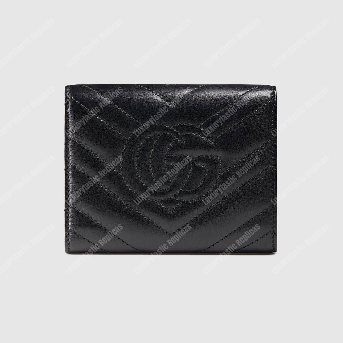 G*u*i gg marmont matelassé wallet black