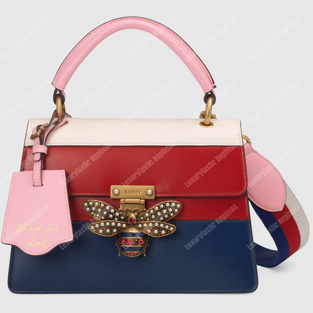 G*u*i queen margaret small top handle bag