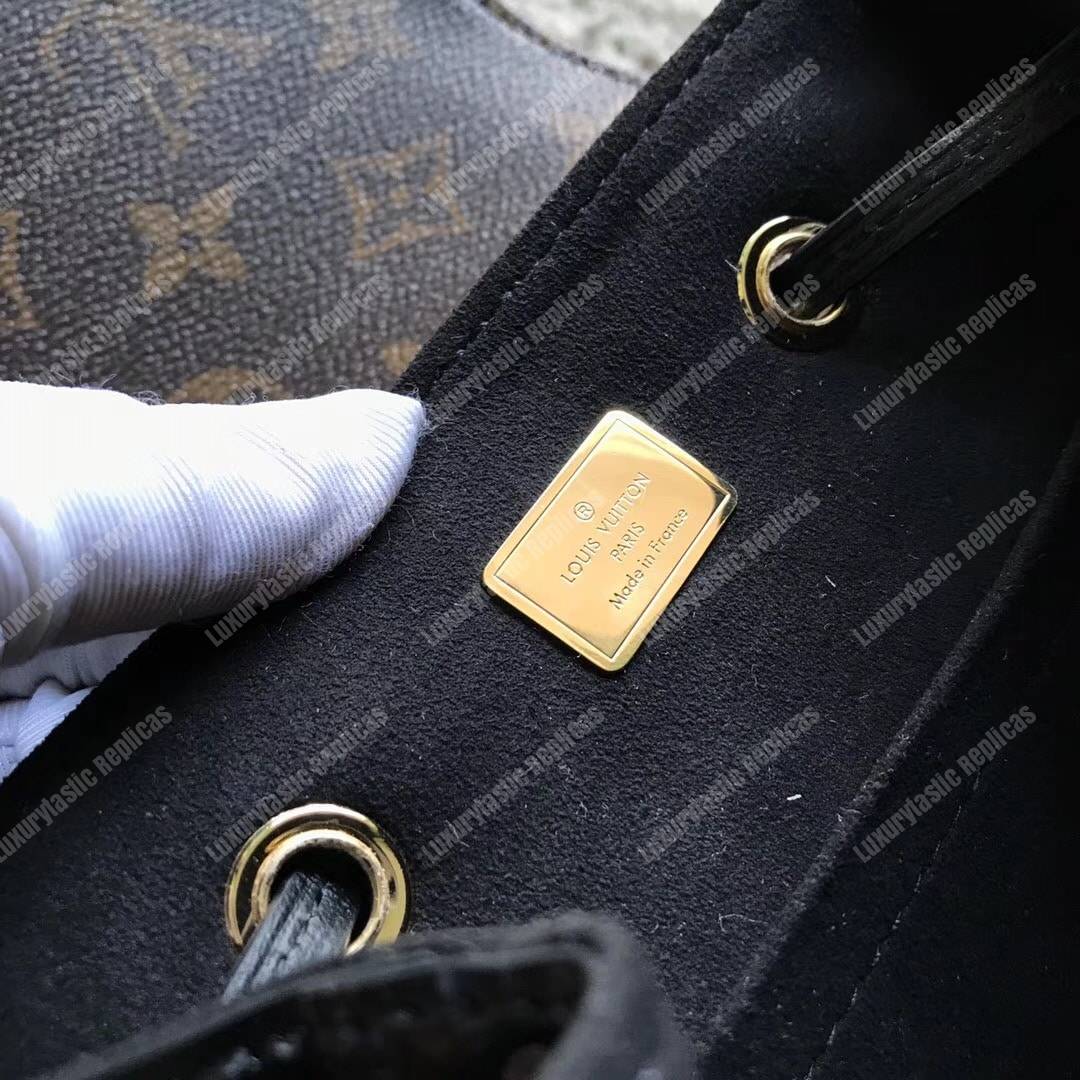 LV Hot Springs Backpack Patent Leather Black
