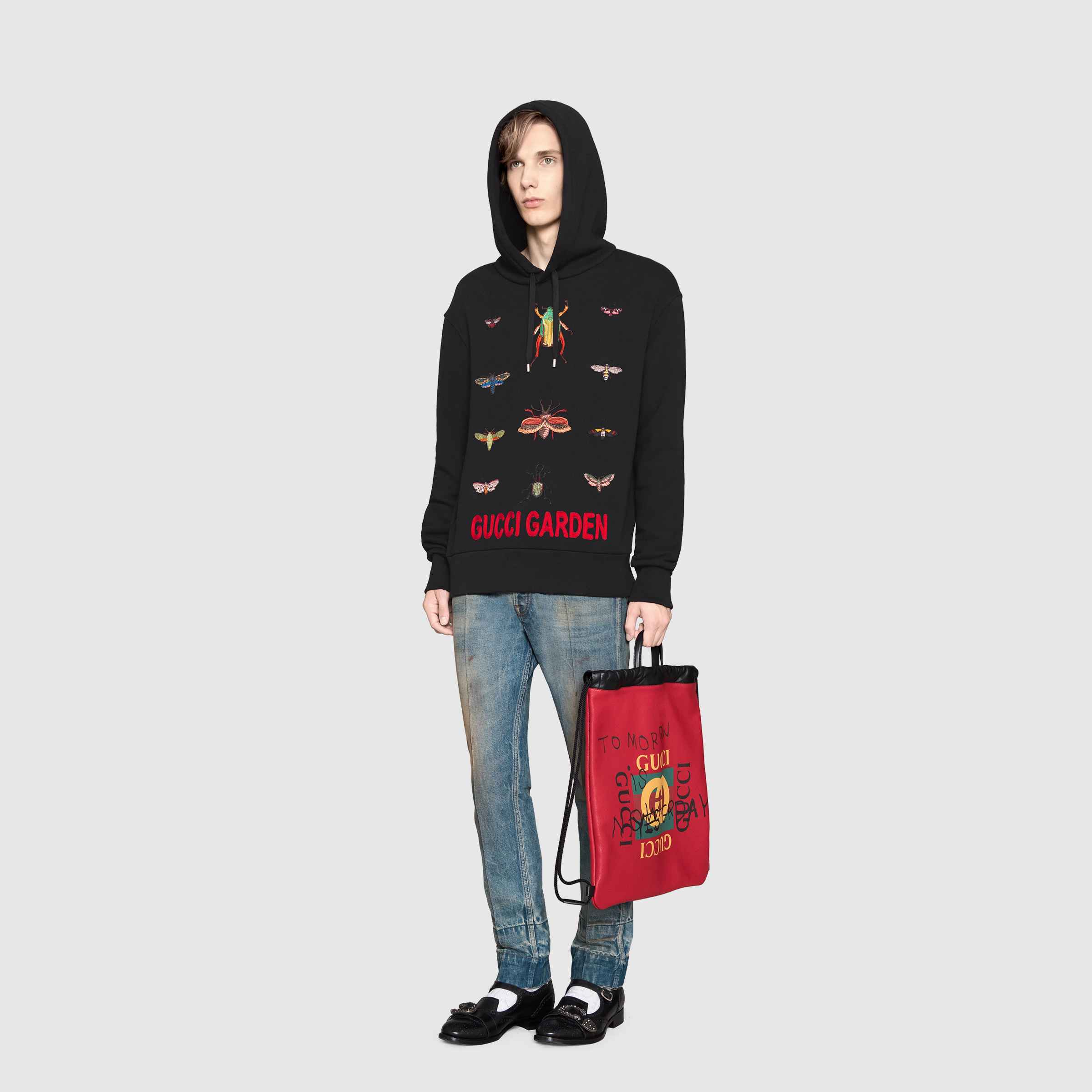 G*u*i coco capitán logo backpack red