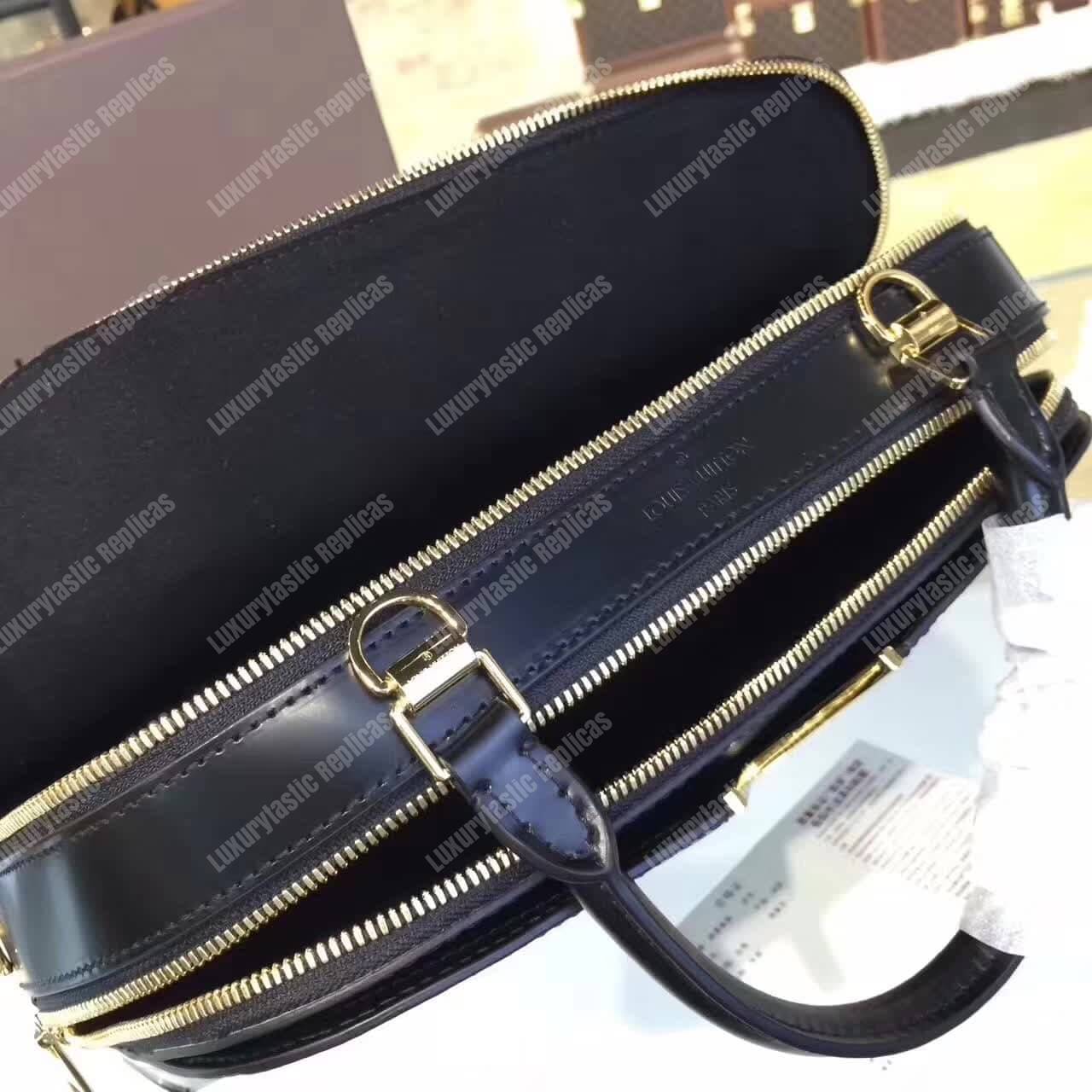 LV Melrose Monogram Vernis Black
