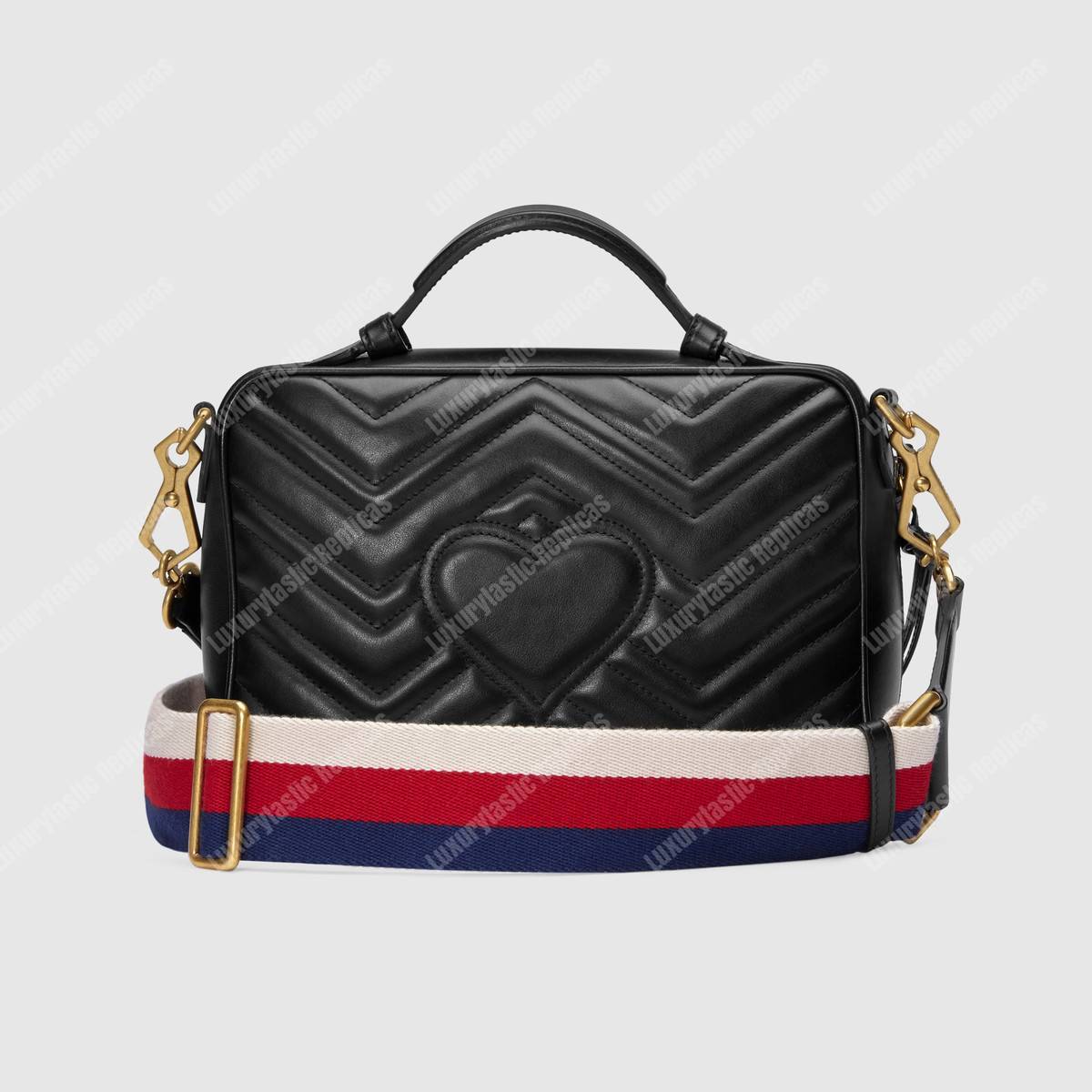 G*u*i gg marmont small shoulder bag black