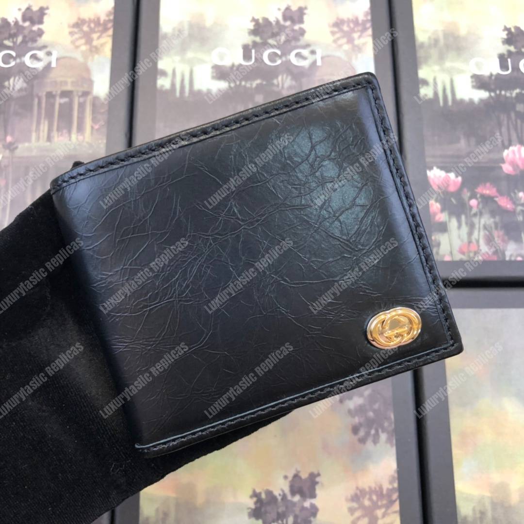 G*u*i wallet with interlocking g