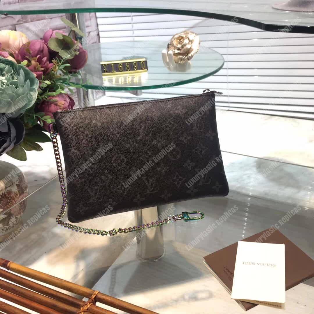 LV Ipad Pouch Monogram Eclipse Flash