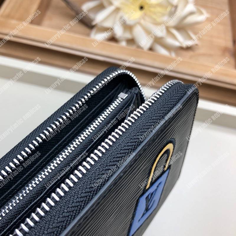 LV Special Edition Zippy Wallet Epi Leather Black