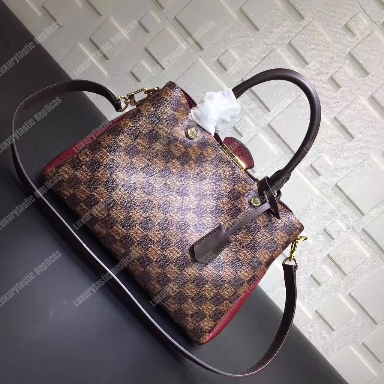 LV Brittany Damier Ebene Canvas Bordeaux