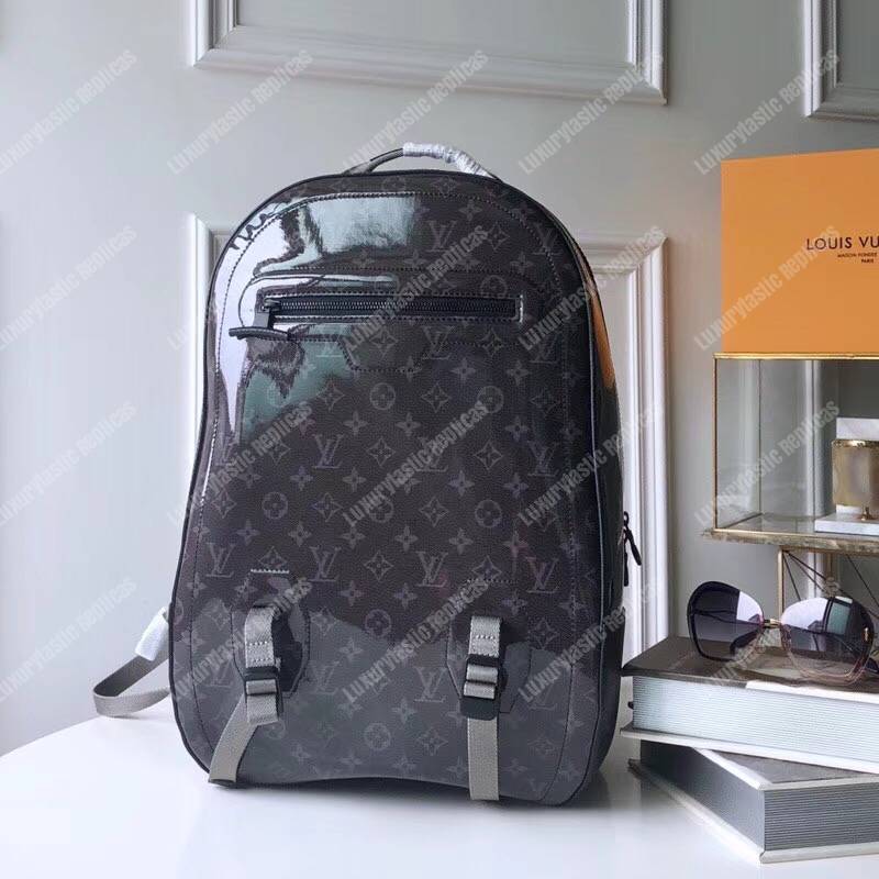 LV Backpack GM Monogram Eclipse Glaze