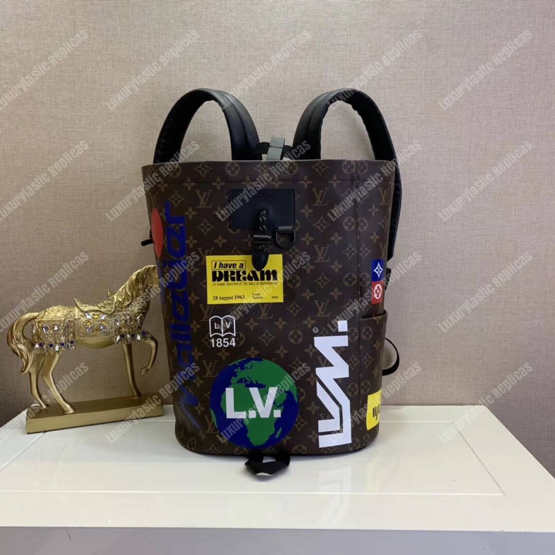LV Chalk Backpack Monogram Marron