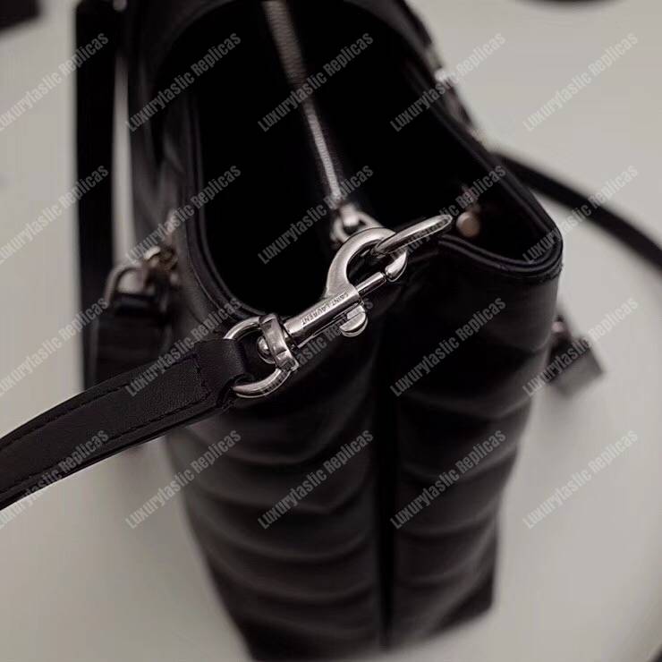 Saint Laurent Small Loulou Shopping Bag Black