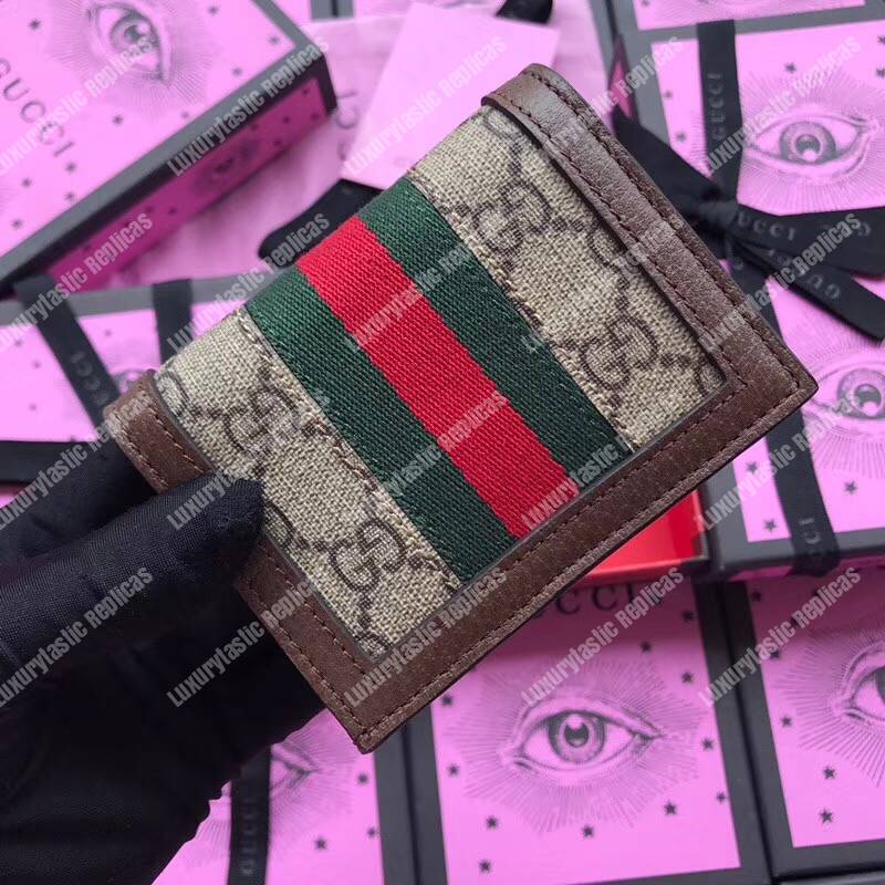 G*u*i queen margaret gg sup*e card case