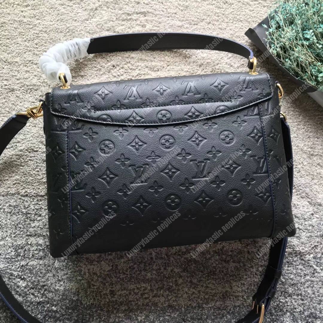 LV Blanche MM Monogram Empreinte Leather Noir