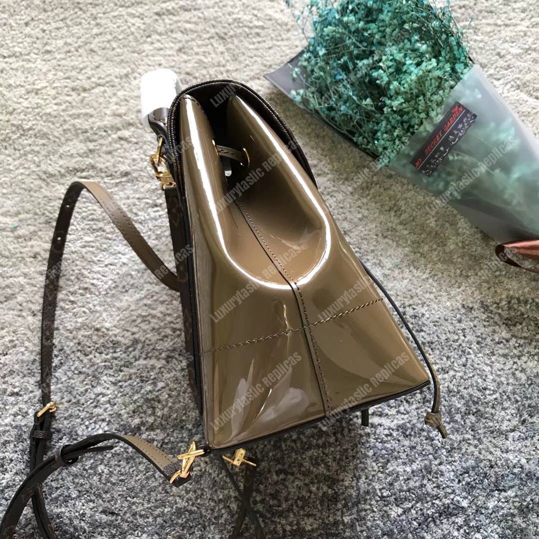 LV Hot Springs Backpack Patent Leather