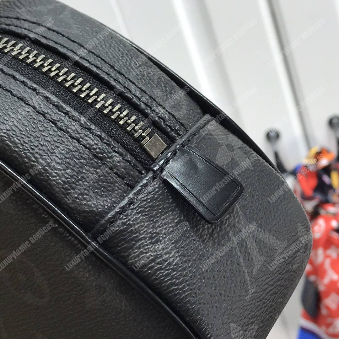 LV Toilet Pouch PM Damier Graphite Canvas