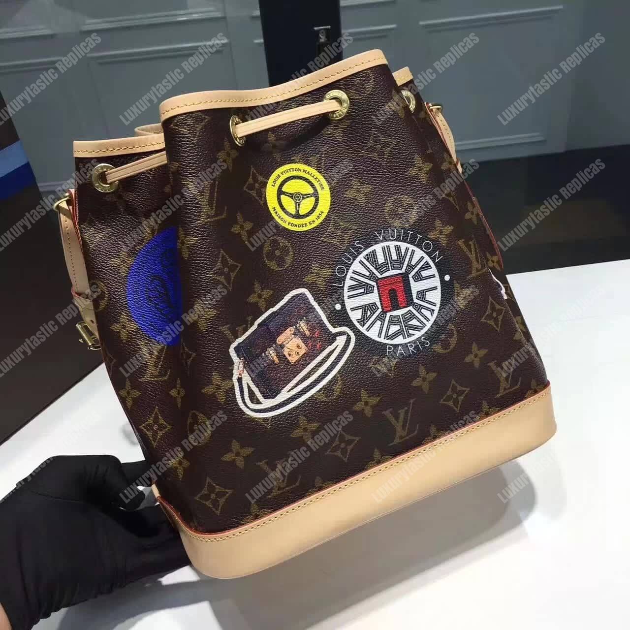 LV Petit Noe BB World Tour Monogram Canvas