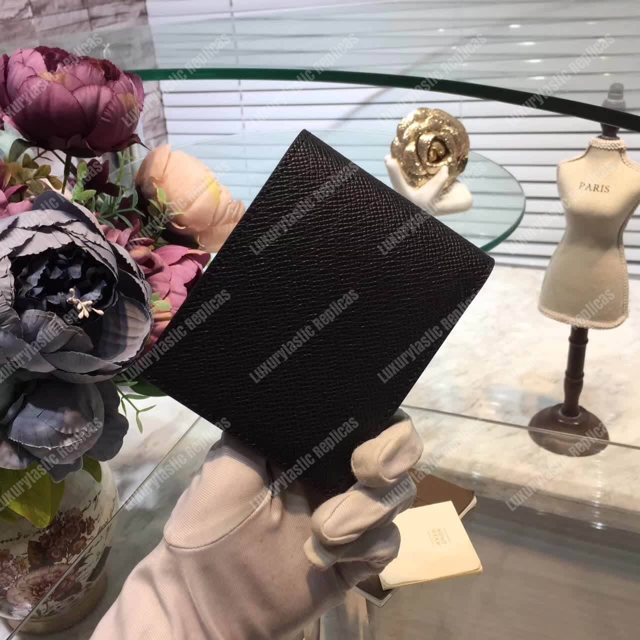 LV Multiple Wallet Taiga Leather Blue Stripe