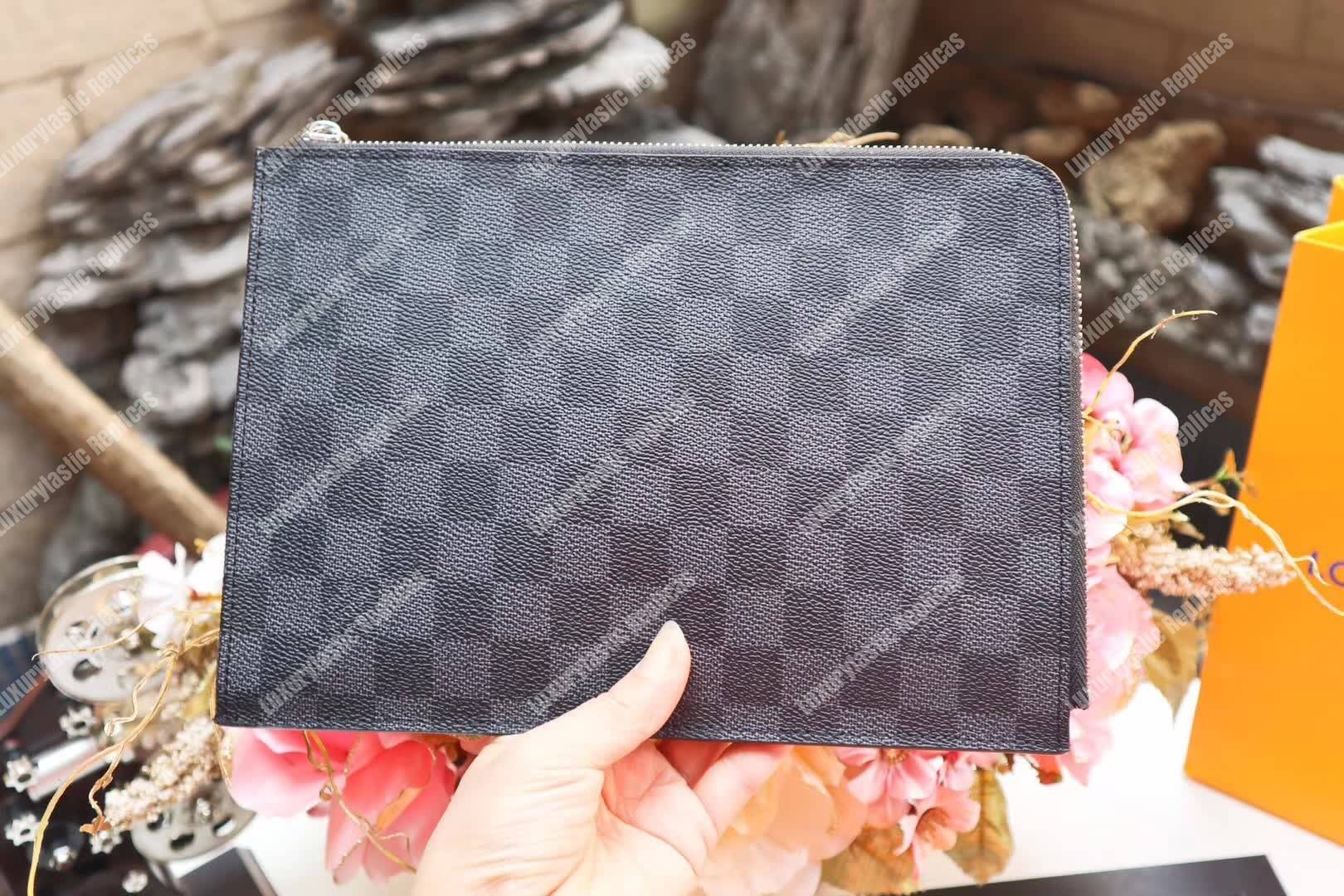 LV Pochette Jour PM Damier Graphite Canvas