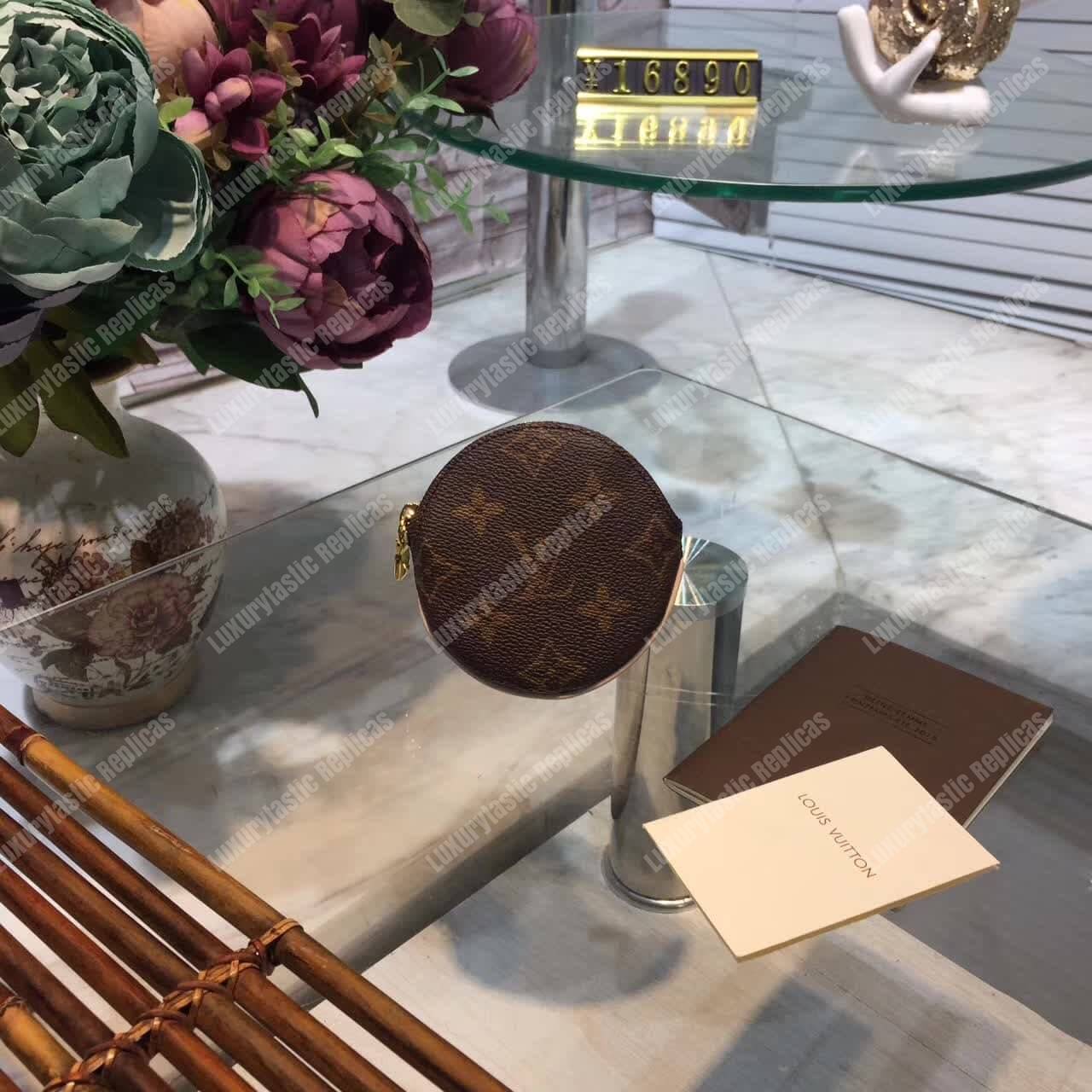 LV Round Coin Purse Monogram