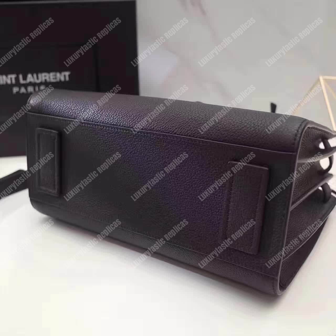 Saint Laurent Sac De Jour Baby Grained Leather Black
