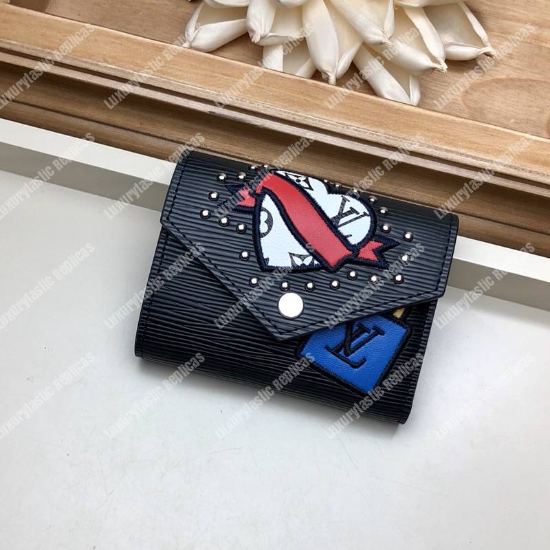 LV Special Edition Victorine Wallet Epi leather in Black