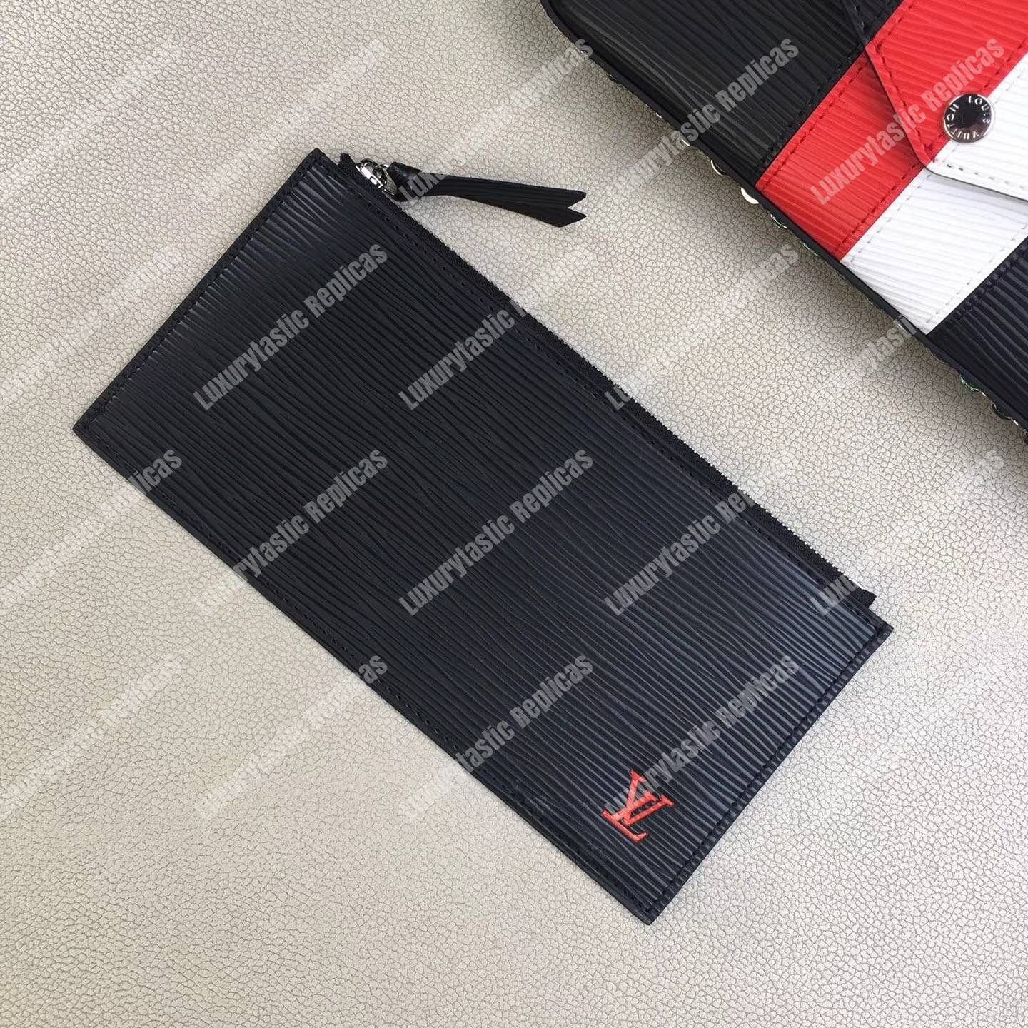 LV Pochette Felicie Epi Leather Noir