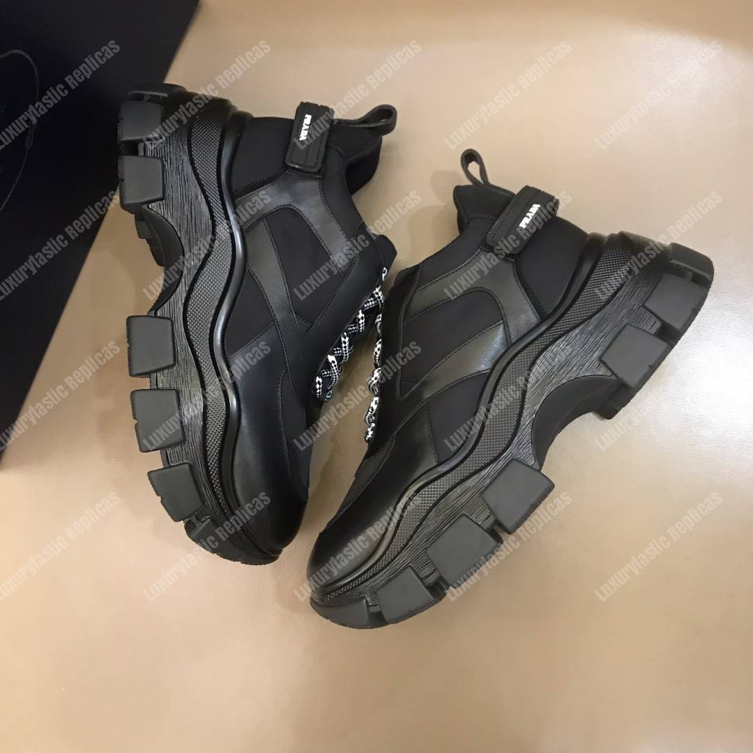 Pra*a block sneakers black