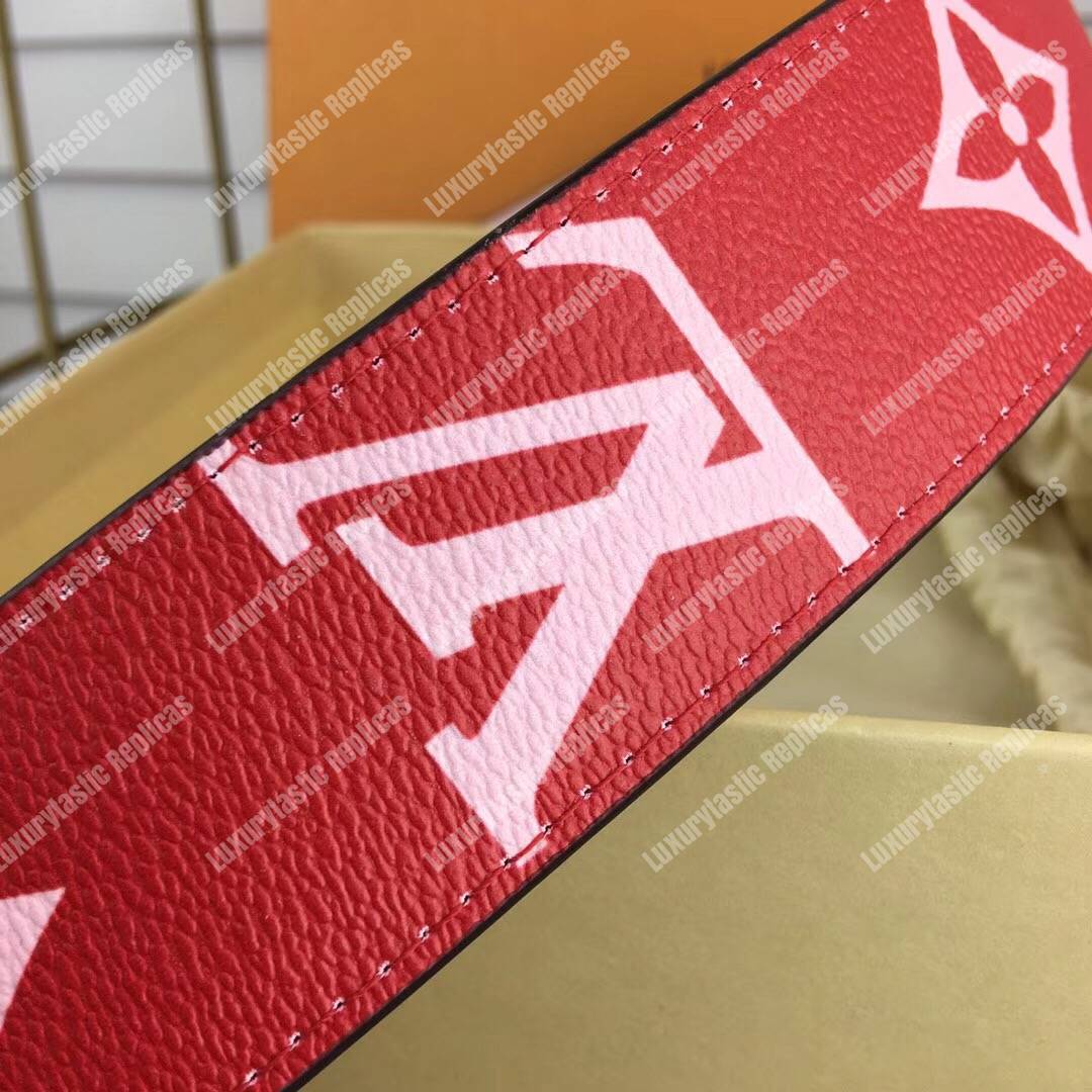 LV Bandouliere Monogram Rouge