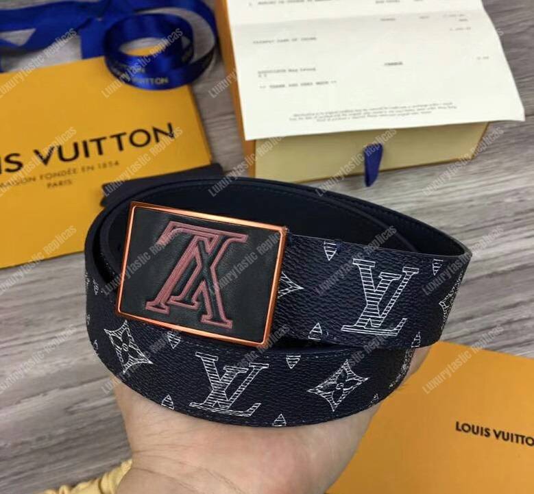 LV 35MM Metropole Monogram Upside Down Ink Belt