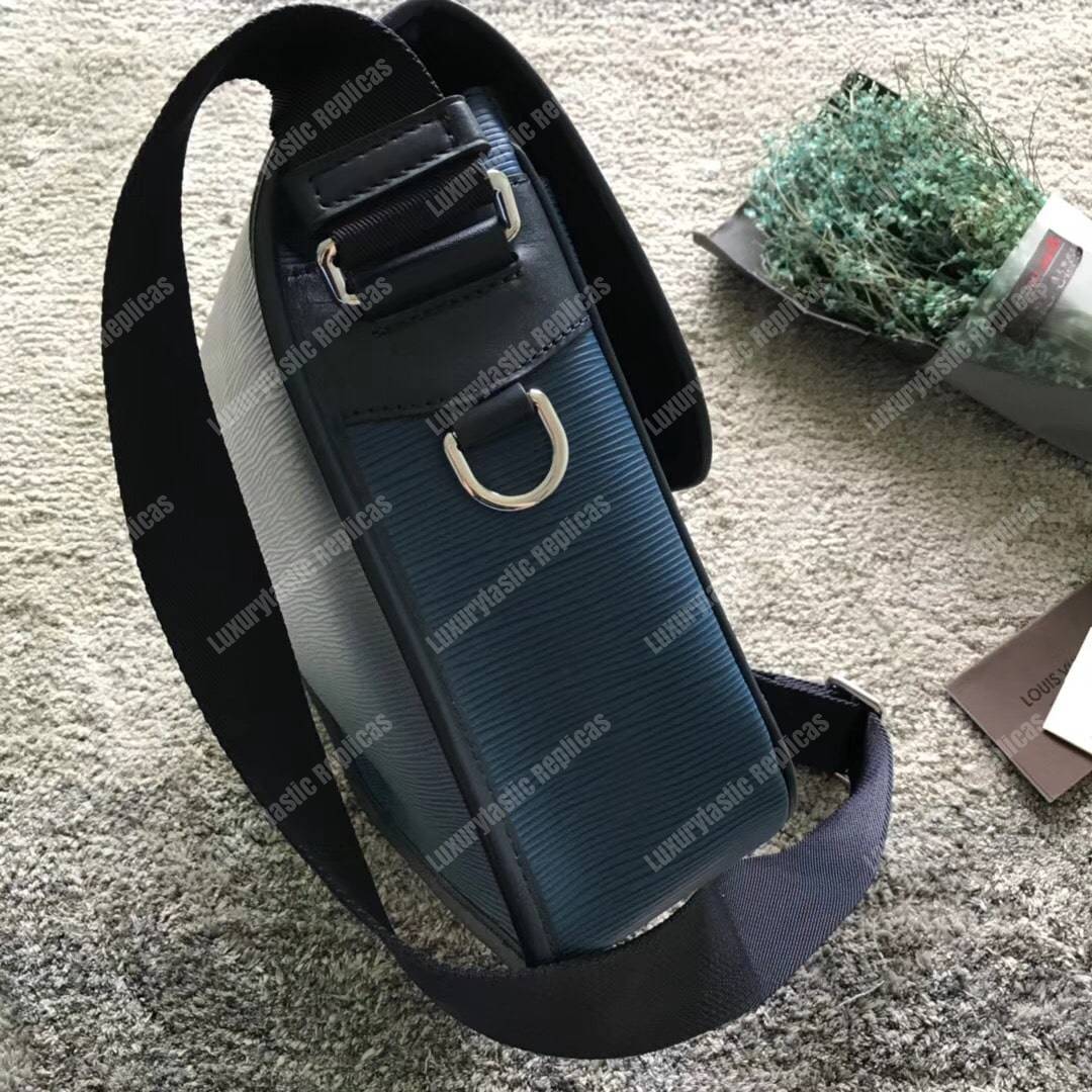 LV Messenger PM Epi Leather Blue