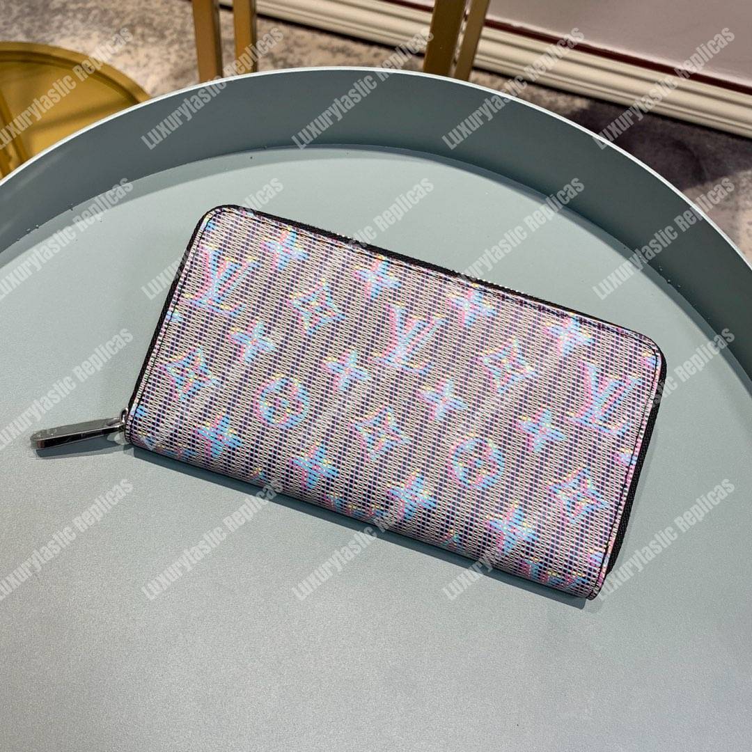 LV Zippy Wallet Monogram LV Pop motif