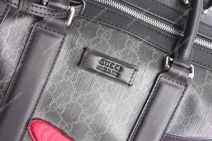 G*u*i night courrier soft gg sup*e carry-on duffle