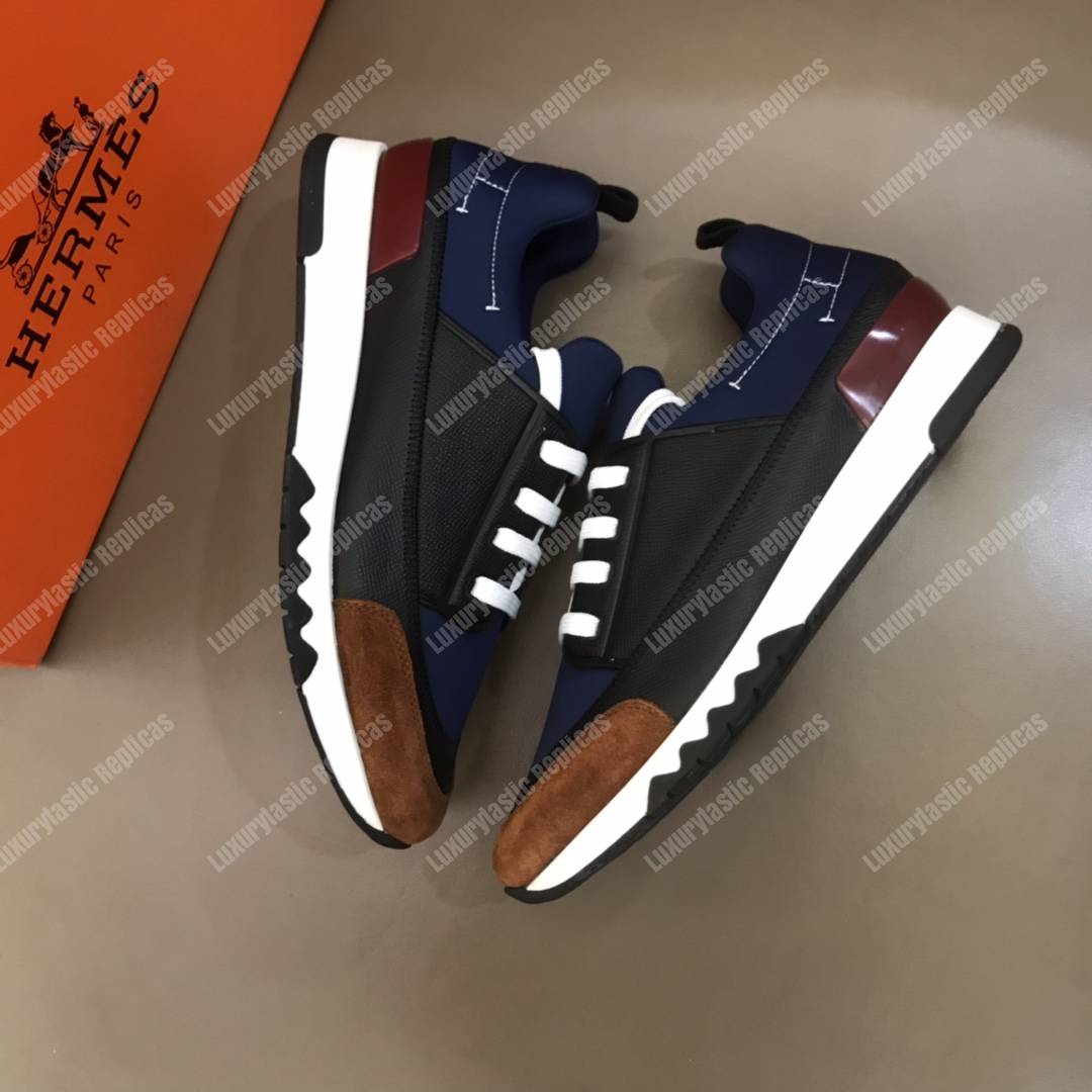 H**mes stadium sneaker blue/black