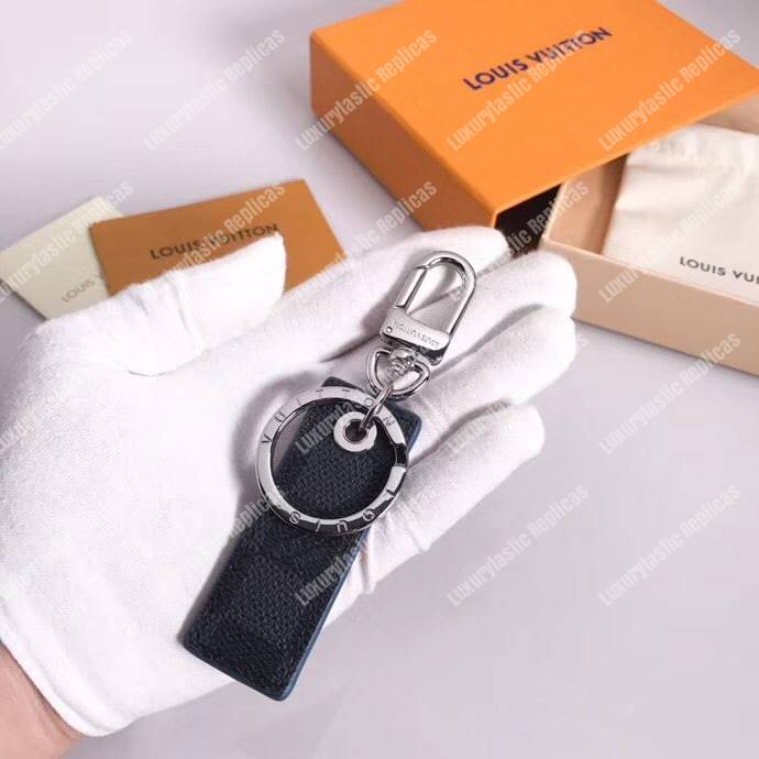 LV Epi Mix Bag Charm and Key Holder Orange