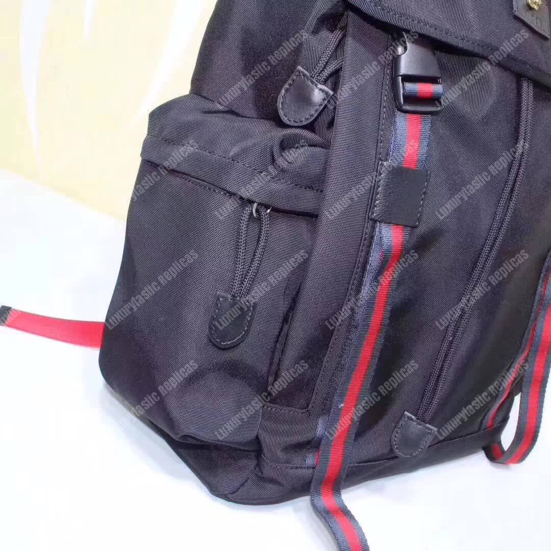 G*u*i techno canvas backpack