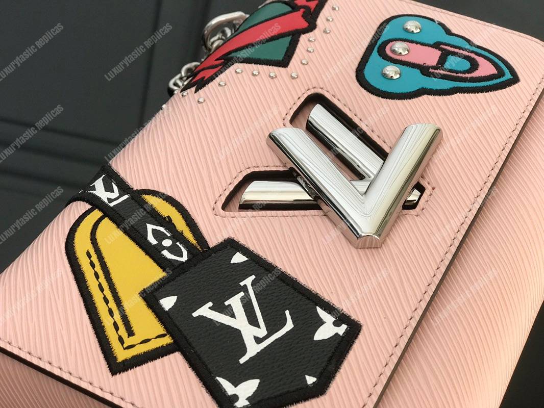 LV Twist MM Epi Leather Travel and Trunk-Making Heritage Pink