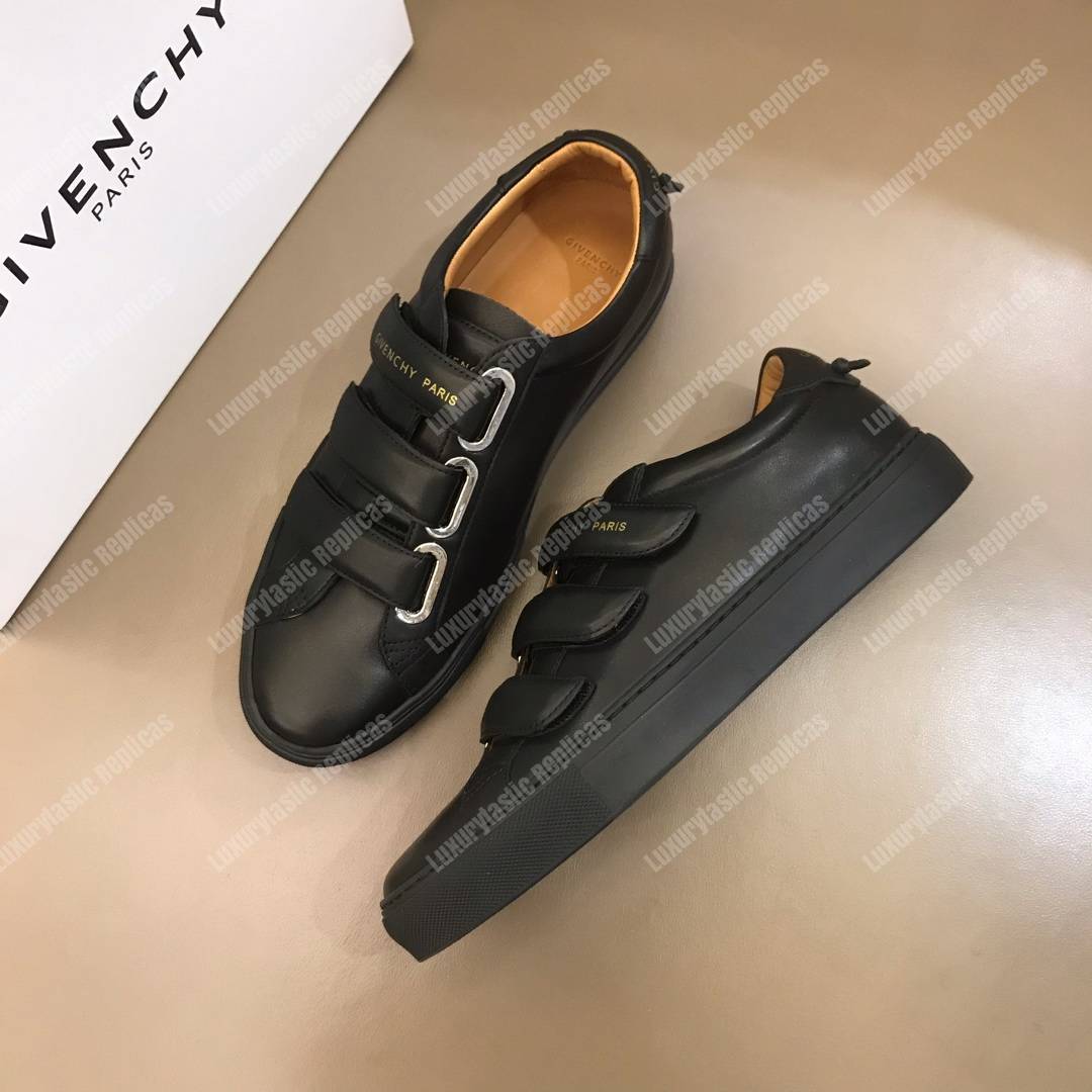 Givenchy Sneakers In Leather With Velcro Black