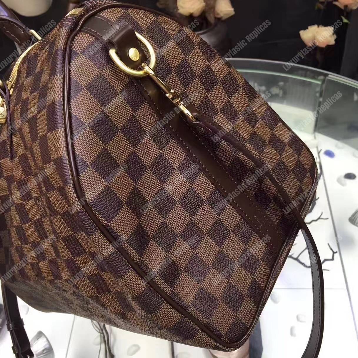 LV Speedy Bandouliere 35 Damier Ebene
