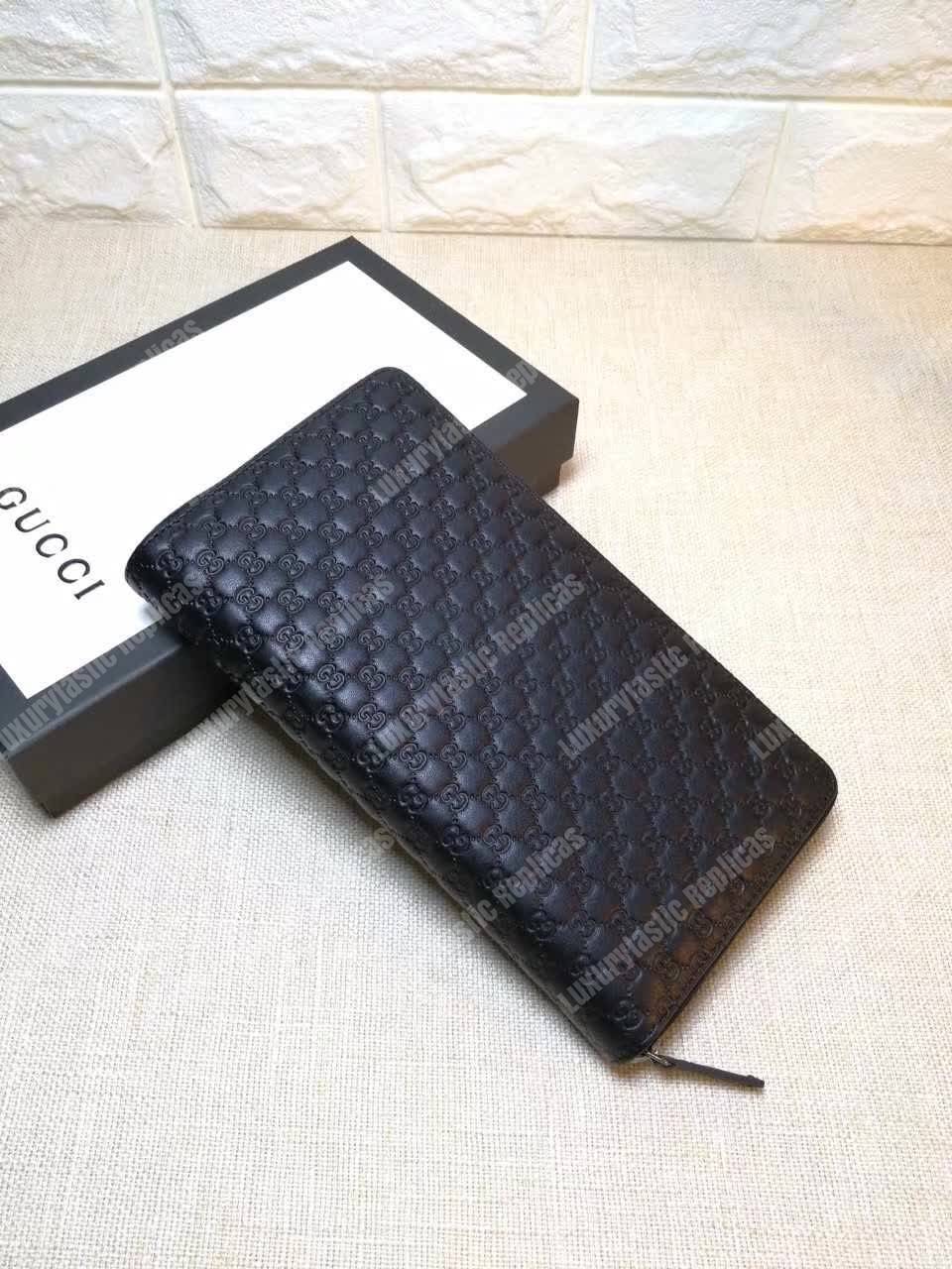 G*u*i gg micro G*u*issima zip around wallet black