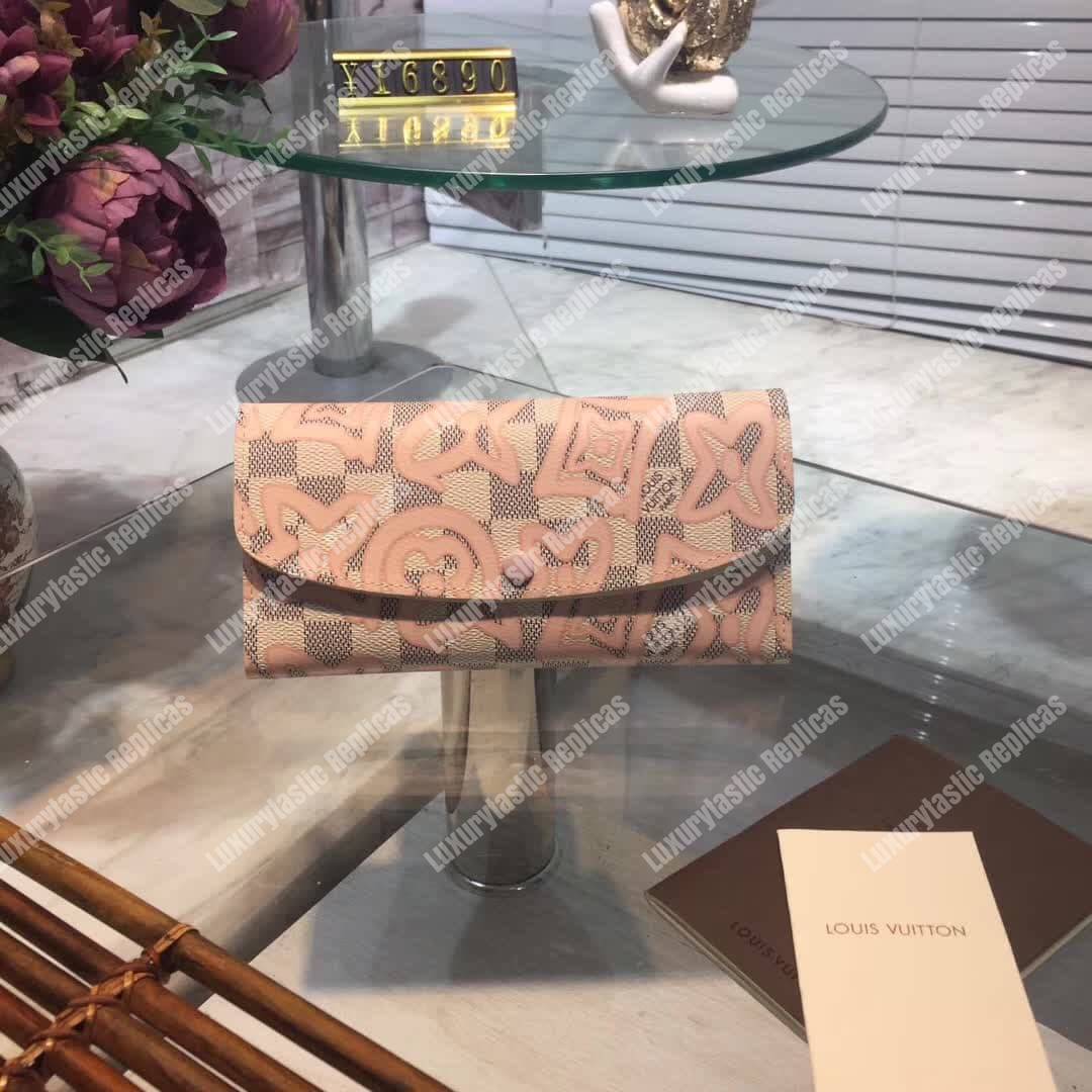 LV Emilie Wallet Damier Azur Canvas