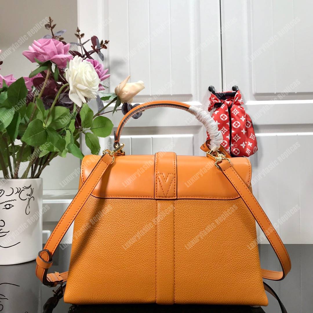 LV Rose Des Vents PM Amaretto Gold Padlock Handbag