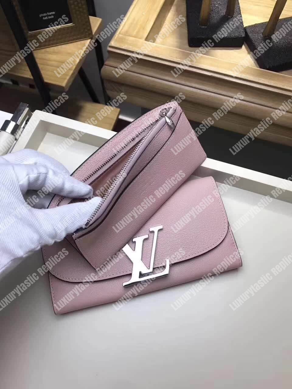 LV Vivienne LV Long Wallet Rose Ballerine