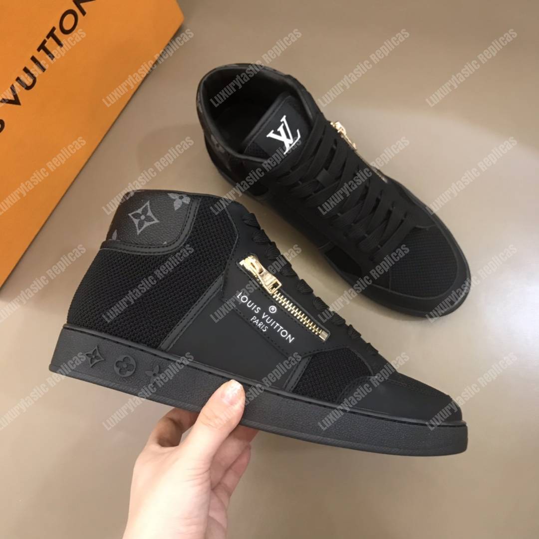 LV Rivoli Trainer Boots Black