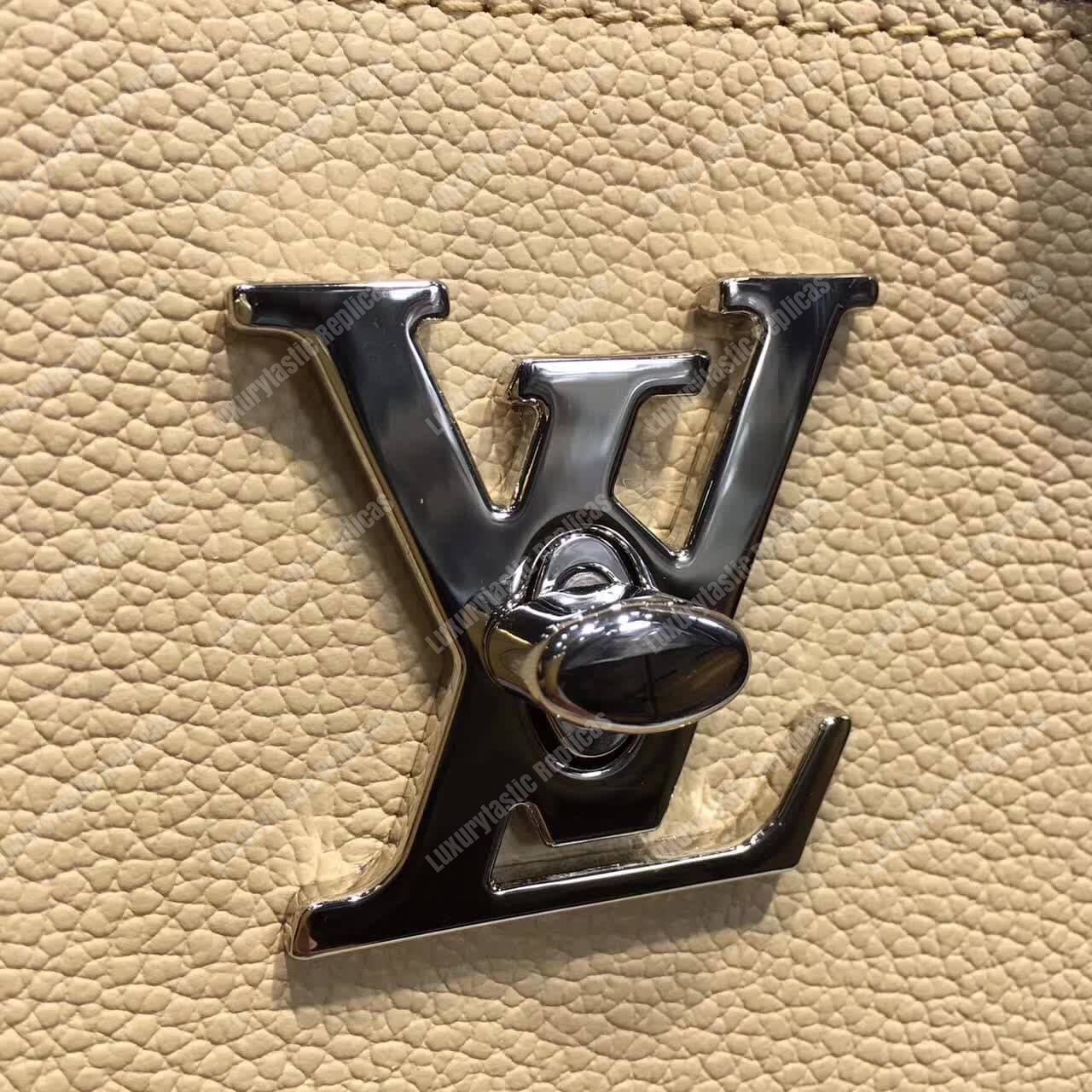 LV Lockme Cabas Bag Vanilla Noir