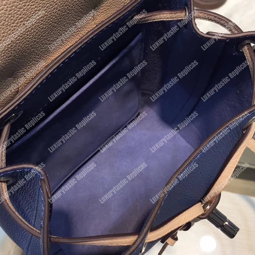 LV Lockme Backpack Mini Blue