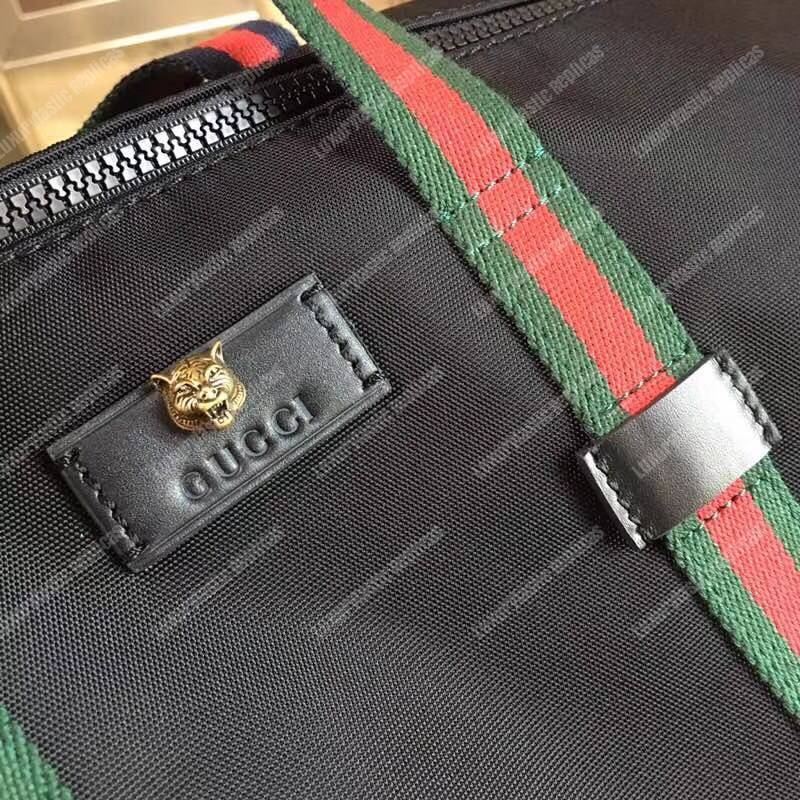 G*u*i technical canvas duffle black