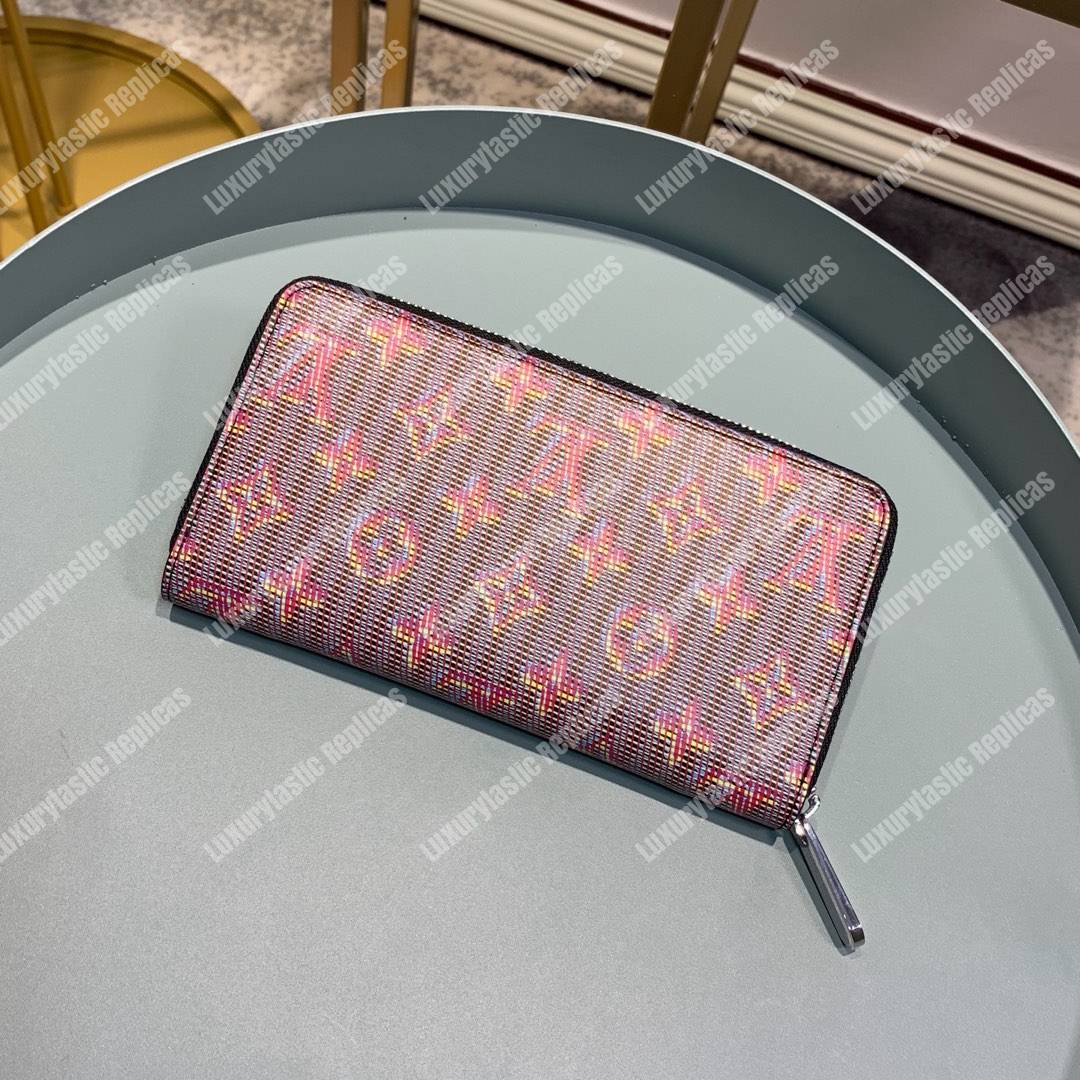 LV Zippy Wallet Monogram LV Pop motif Rose
