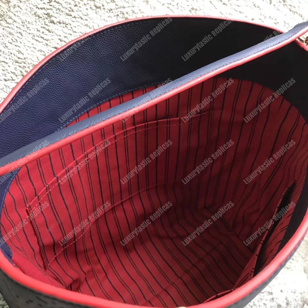 LV Melie Designer Monogram Leather Marine Rouge