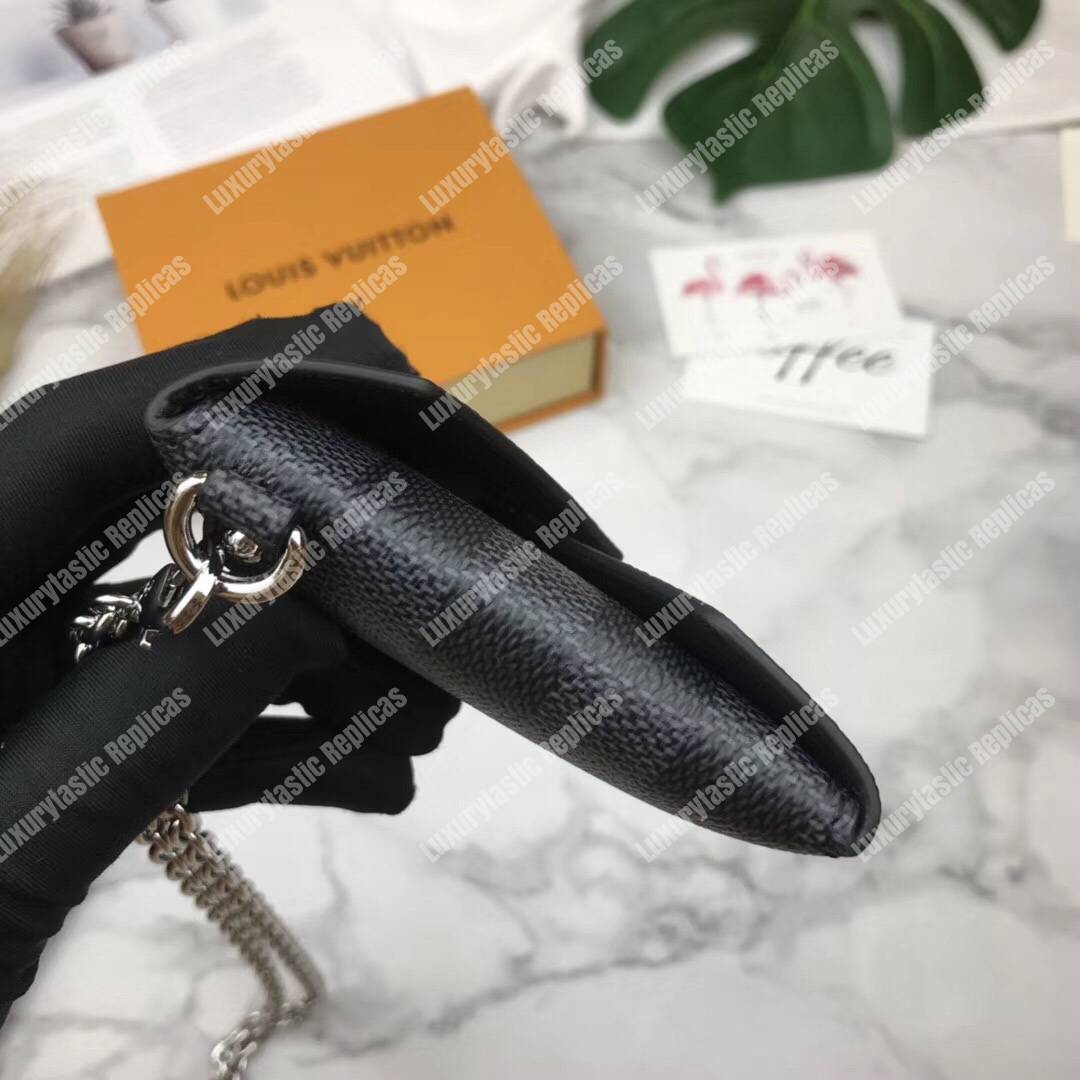 LV Kirigami Necklace Damier Graphite
