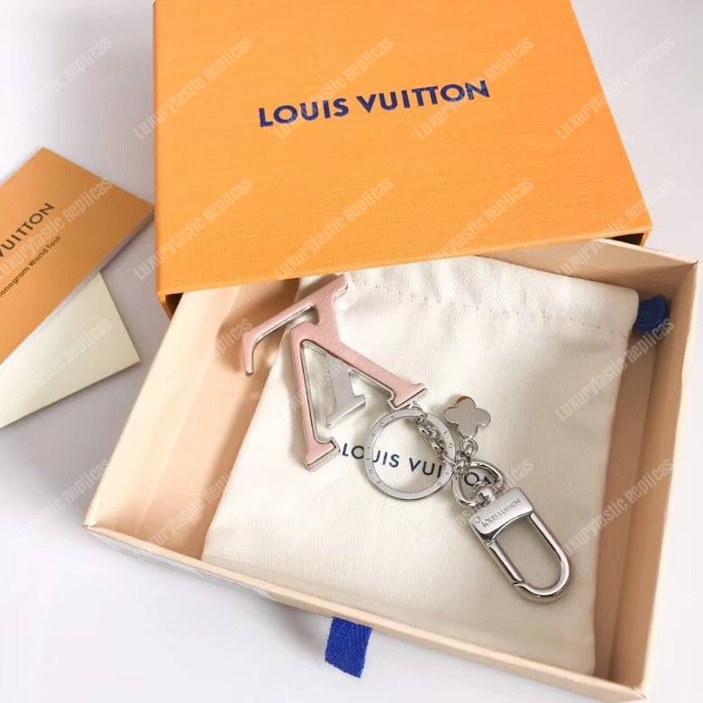LV Capucines Bag Charm and Key Holder Magnolia