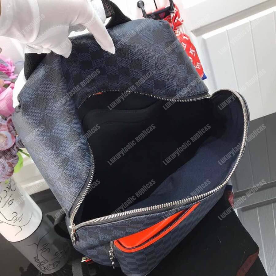 LV Damier Cobalt Race Discovery Backpack PM